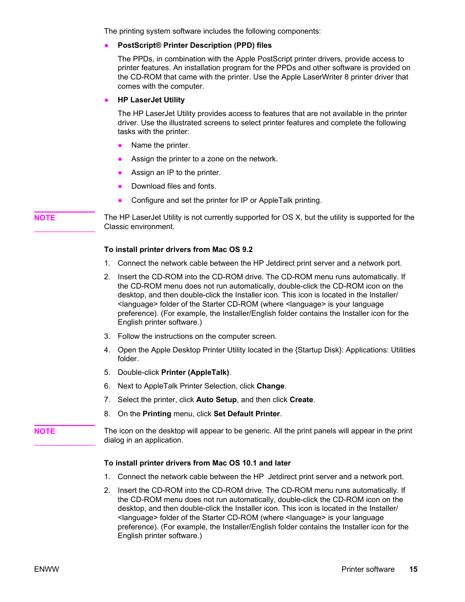 HP LaserJet 4610n User Manual | Page 27 / 246