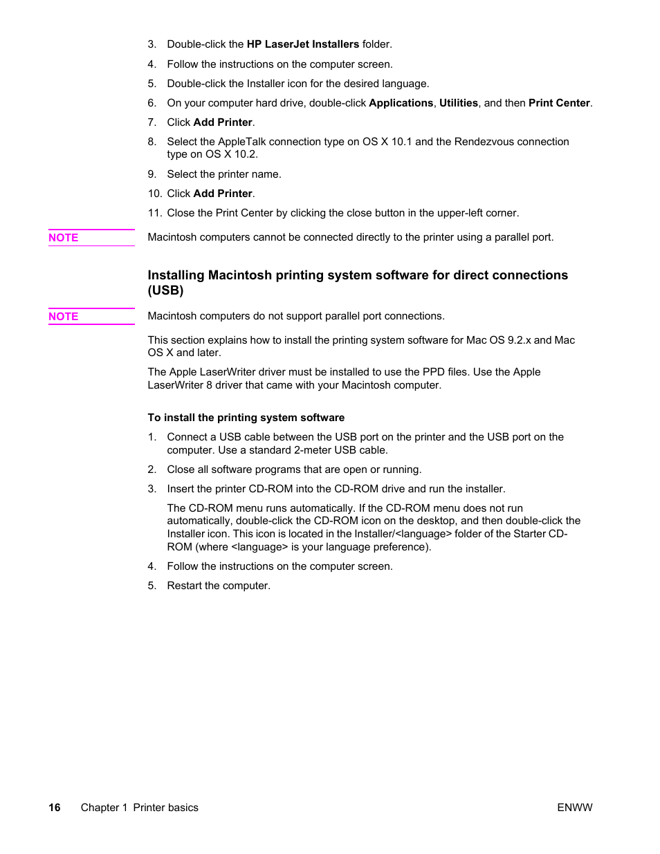 HP LaserJet 4610n User Manual | Page 28 / 246