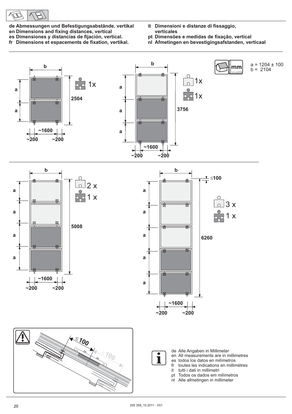 2 x 1 x, 3 x 1 x | REMKO RSK 25 User Manual | Page 20 / 48