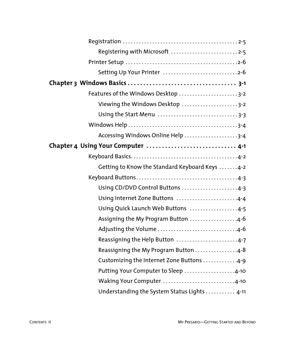 Compaq Presario Internet PC User Manual | Page 2 / 140