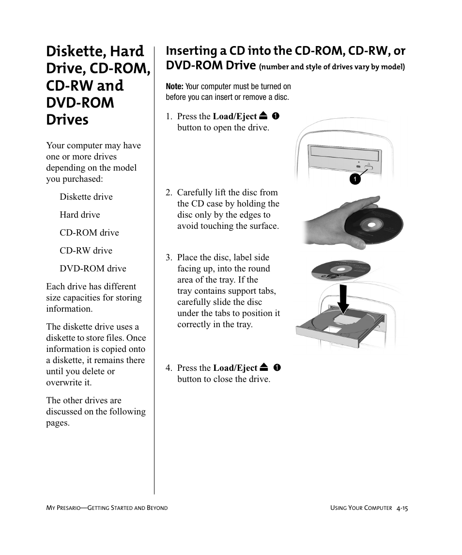 Compaq Presario Internet PC User Manual | Page 39 / 140