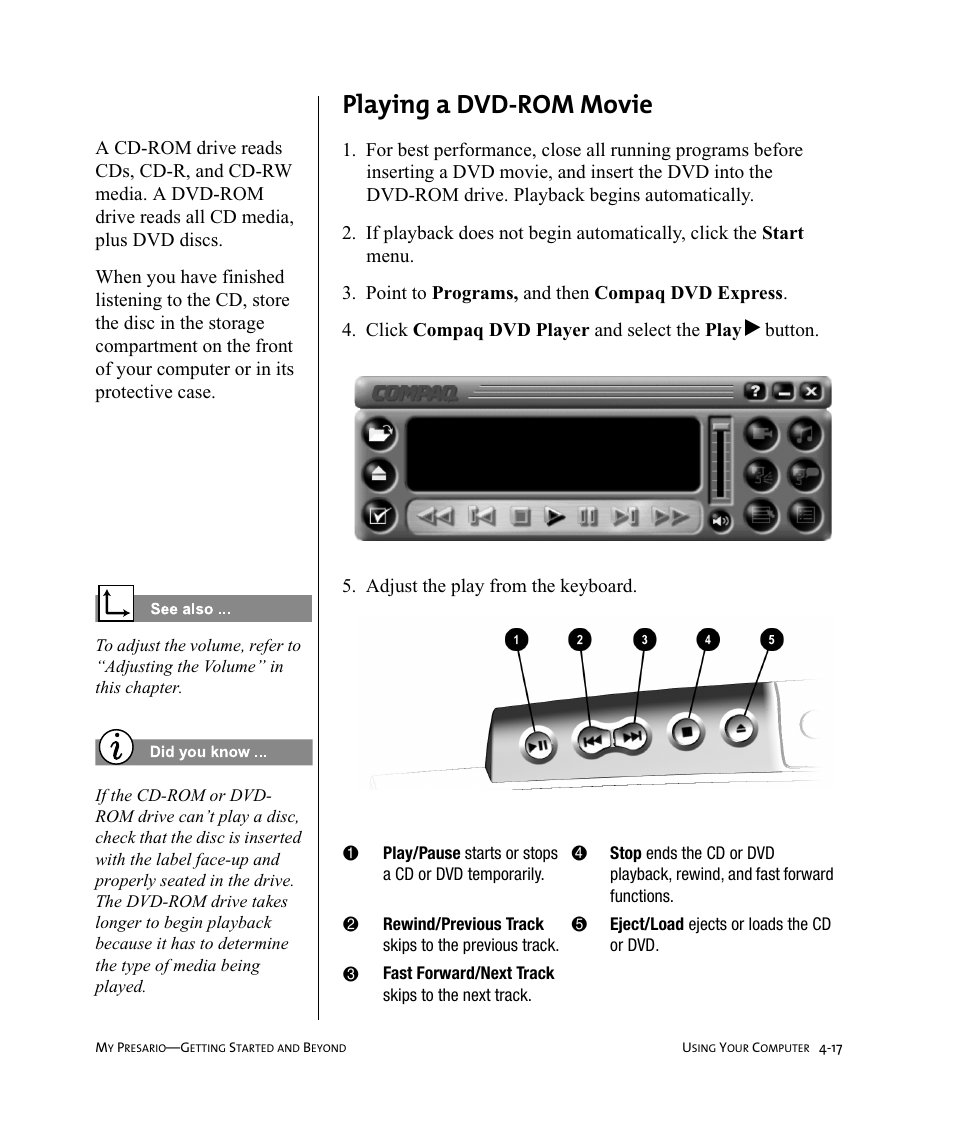 Compaq Presario Internet PC User Manual | Page 41 / 140