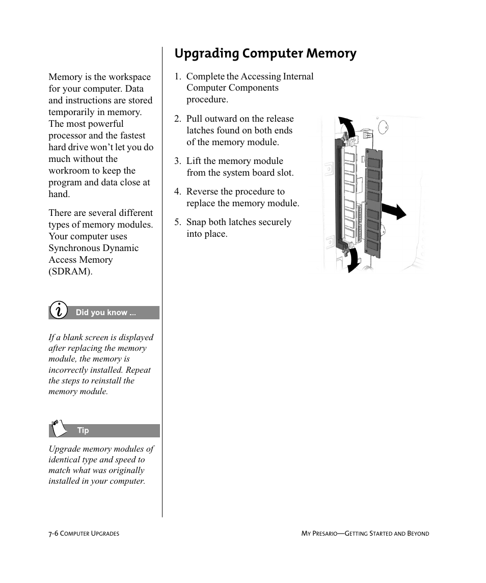 Compaq Presario Internet PC User Manual | Page 66 / 140