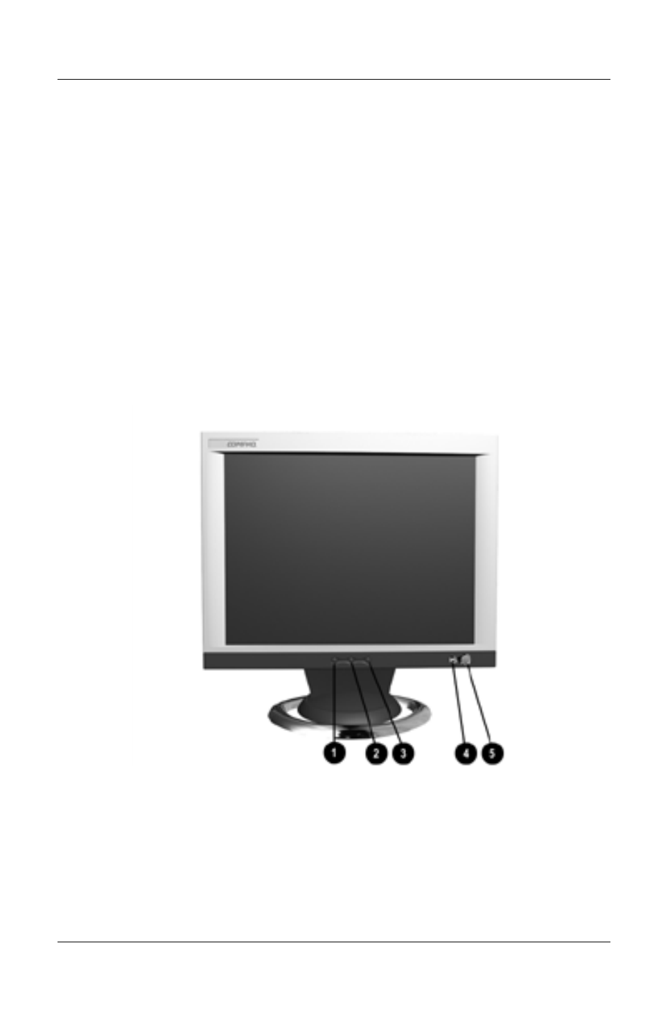 Operating the monitor | Compaq TFT5030 User Manual | Page 13 / 31
