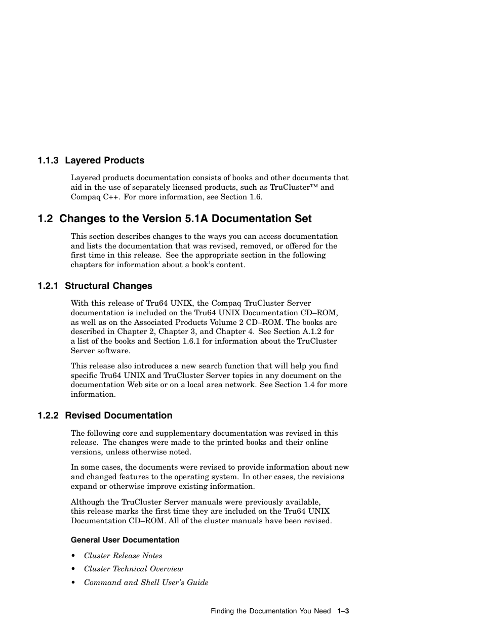 2 changes to the version 5.1a documentation set | Compaq AA-RH8RD-TE User Manual | Page 13 / 84