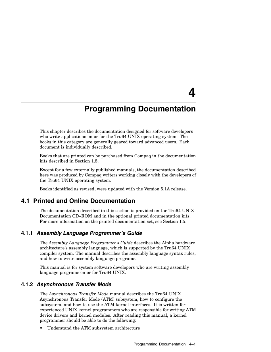 Programming documentation | Compaq AA-RH8RD-TE User Manual | Page 47 / 84