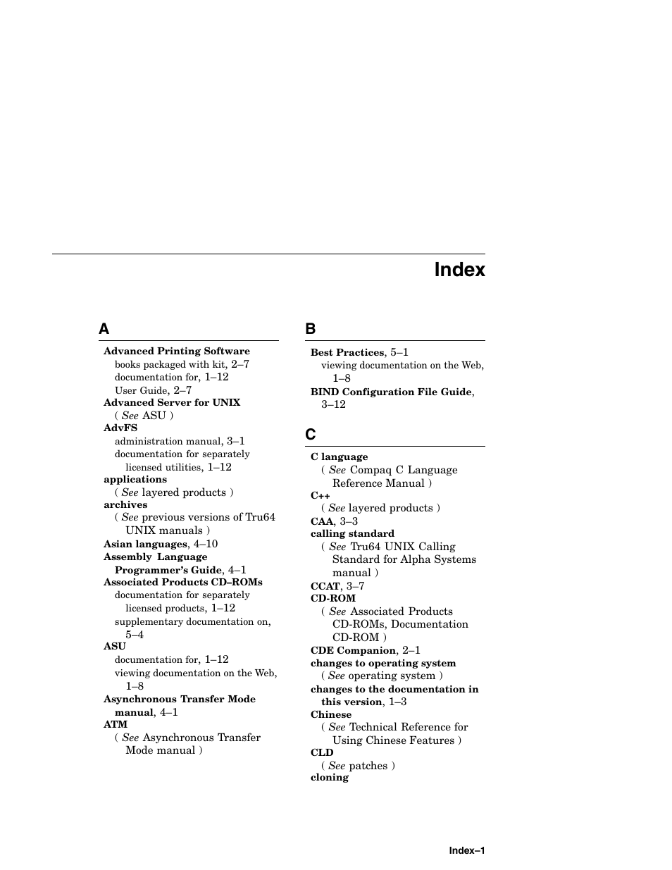 Index | Compaq AA-RH8RD-TE User Manual | Page 77 / 84
