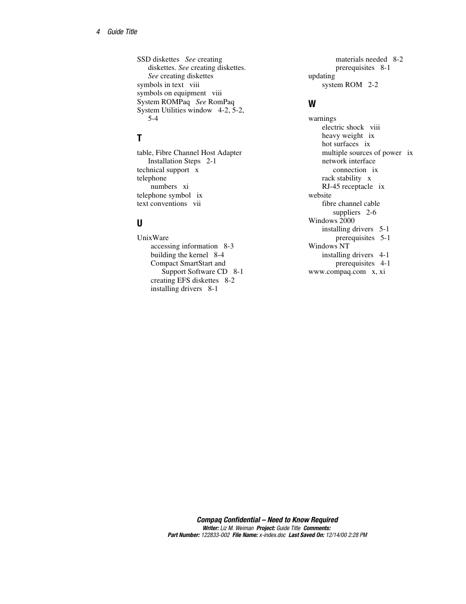 Compaq 64-Bit User Manual | Page 55 / 55