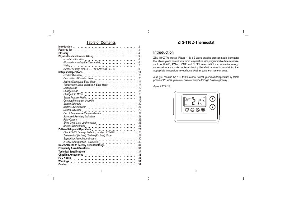 Remotec ZTS-110 V3.05 User Manual | Page 2 / 20