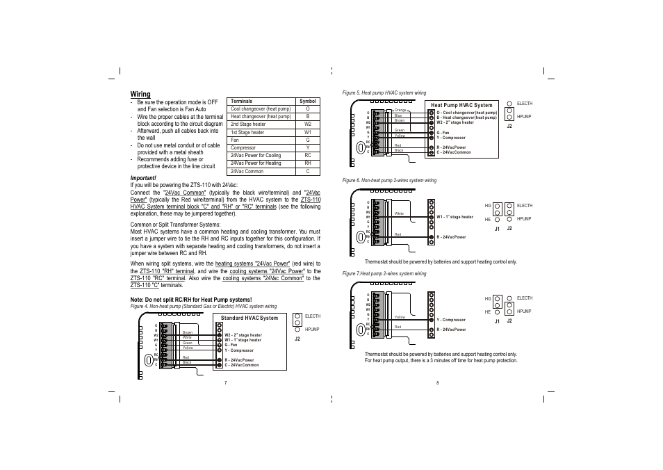 Wiring | Remotec ZTS-110 V3.05 User Manual | Page 5 / 20