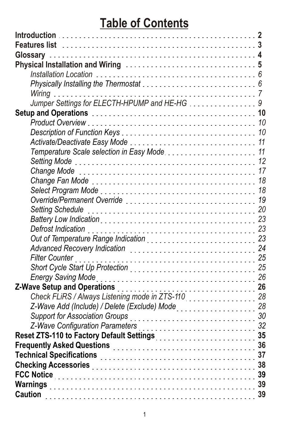 Remotec ZTS-110 V3.12 User Manual | Page 2 / 40