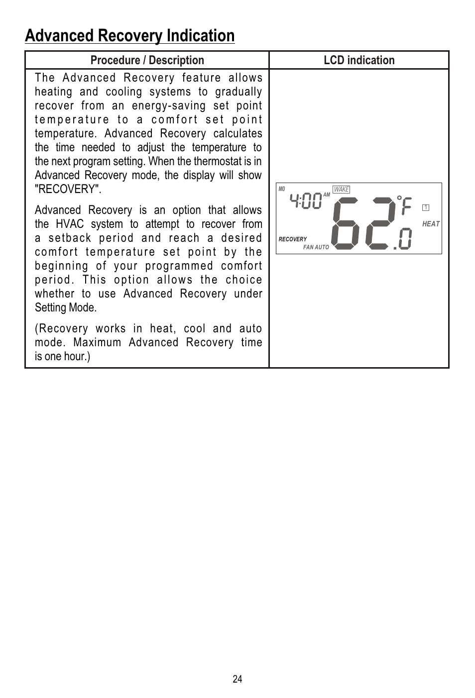 Advanced recovery indication | Remotec ZTS-110 V3.12 User Manual | Page 25 / 40