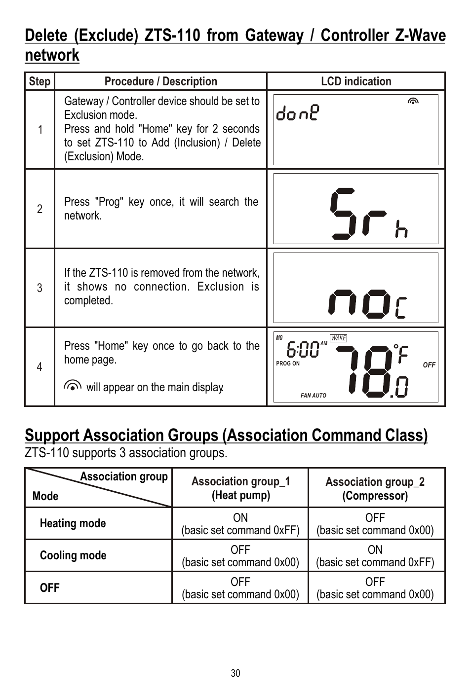 Zts-110 supports 3 association groups | Remotec ZTS-110 V3.12 User Manual | Page 31 / 40