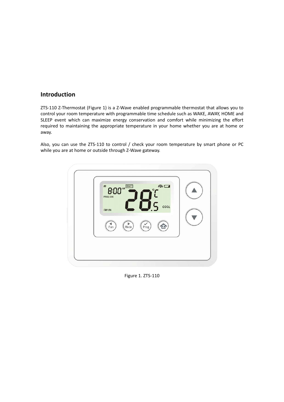 Zts-110 z-thermostat, Introduction | Remotec ZTS-110 V3.14 User Manual | Page 3 / 42