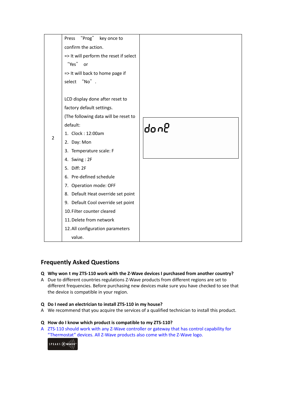 Frequently asked questions | Remotec ZTS-110 V3.14 User Manual | Page 39 / 42