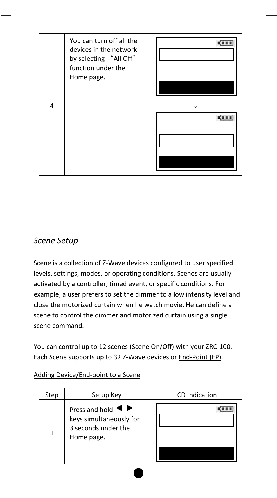 Scene setup | Remotec ZRC-100 V1.53 User Manual | Page 15 / 61