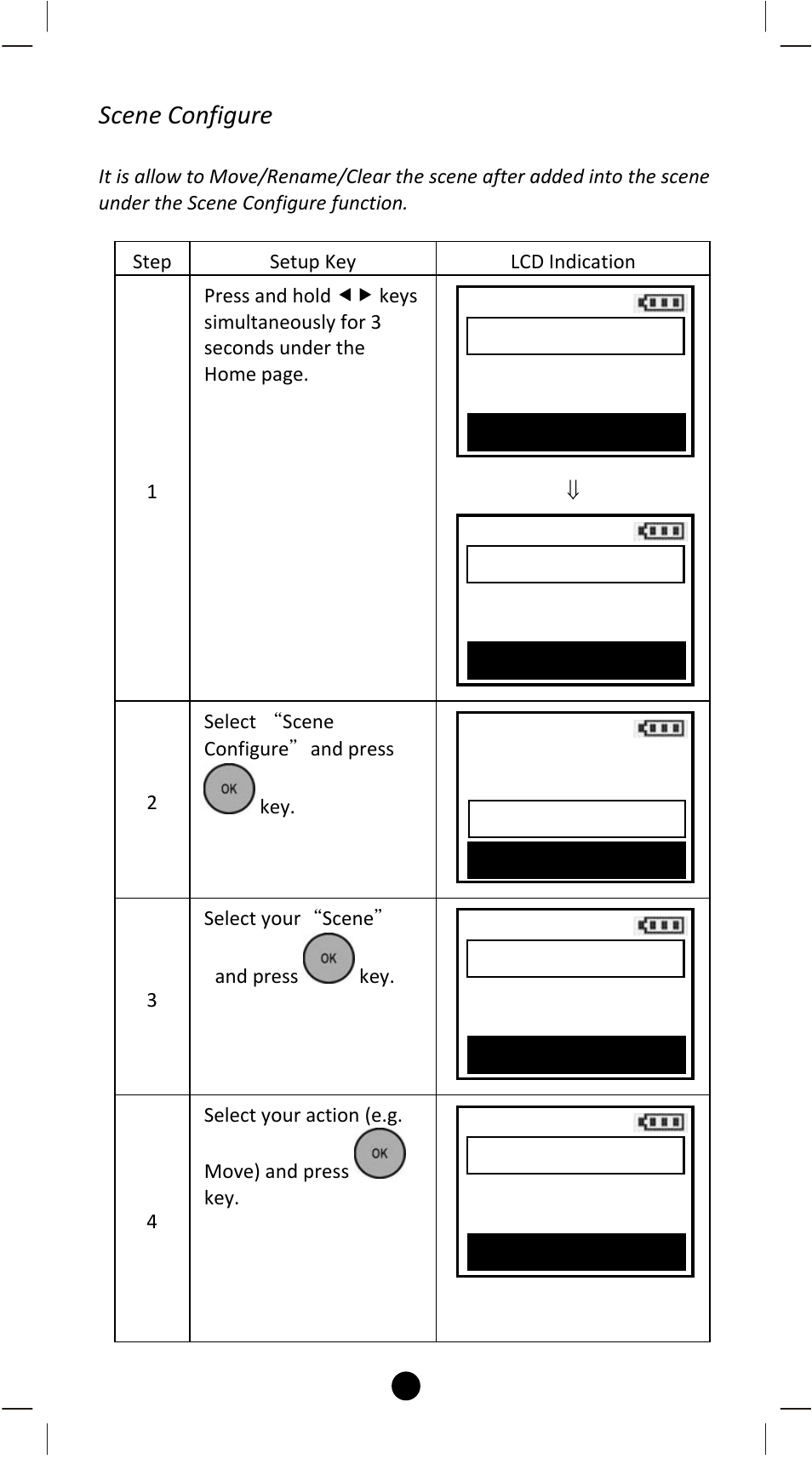 Scene configure | Remotec ZRC-100 V1.53 User Manual | Page 23 / 61