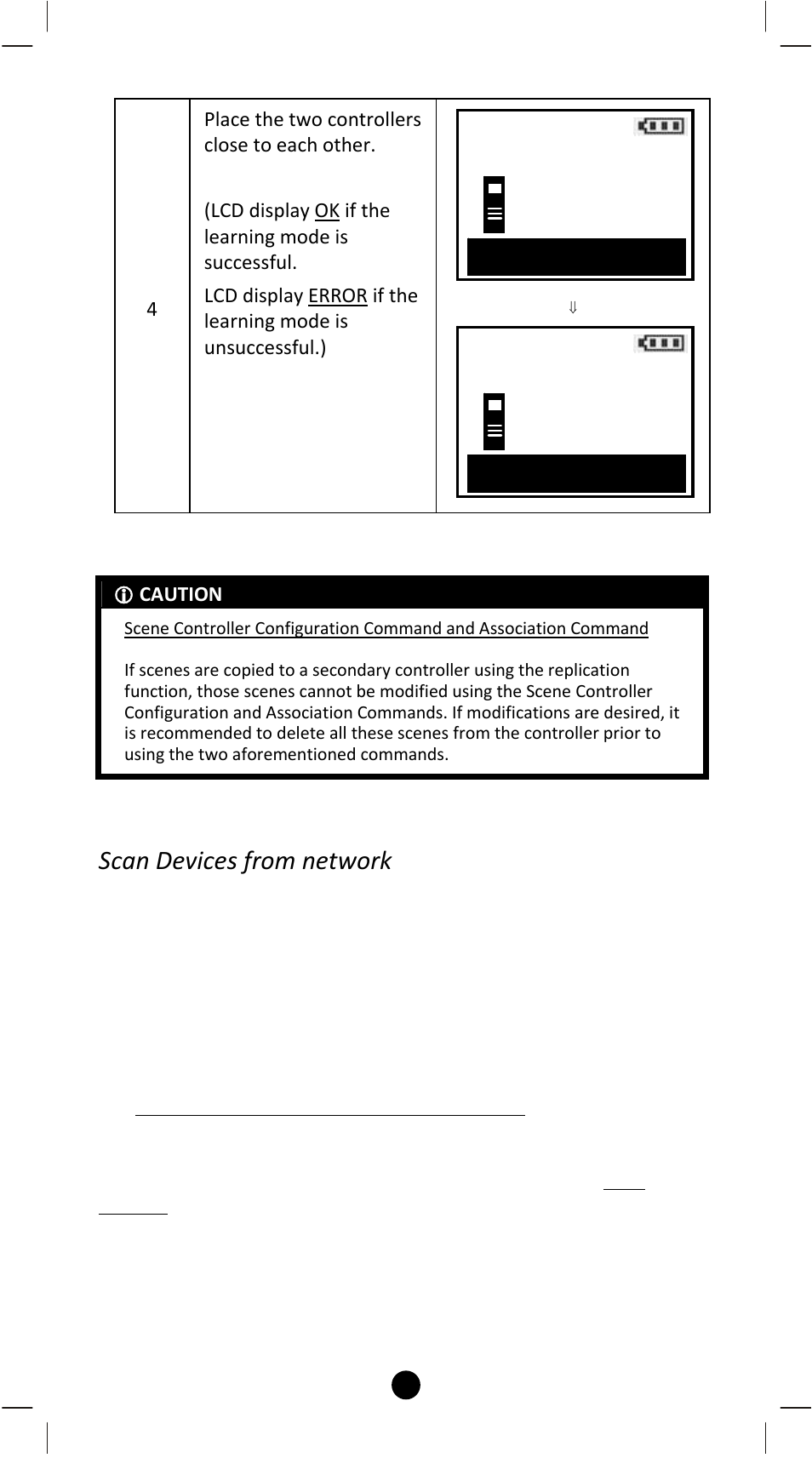 Scan devices from network | Remotec ZRC-100 V1.53 User Manual | Page 45 / 61
