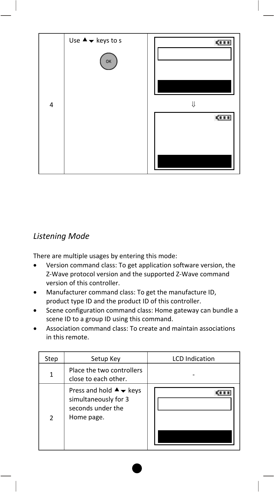 Listening mode | Remotec ZRC-100 V1.53 User Manual | Page 52 / 61