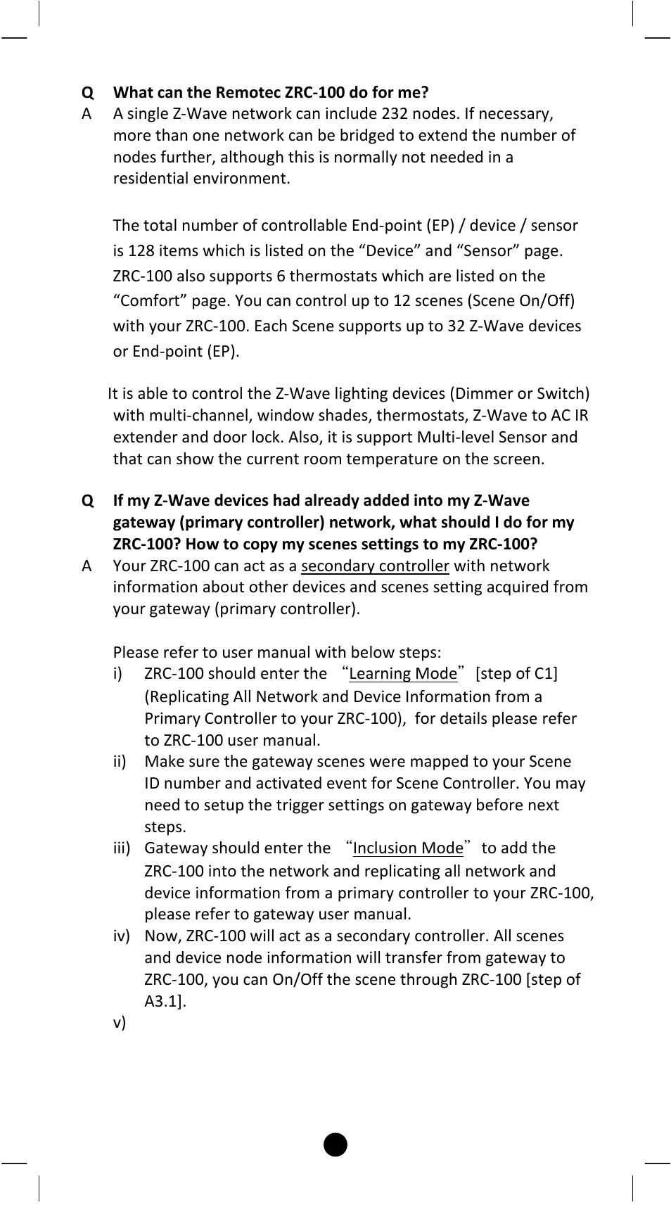 Remotec ZRC-100 V1.53 User Manual | Page 55 / 61