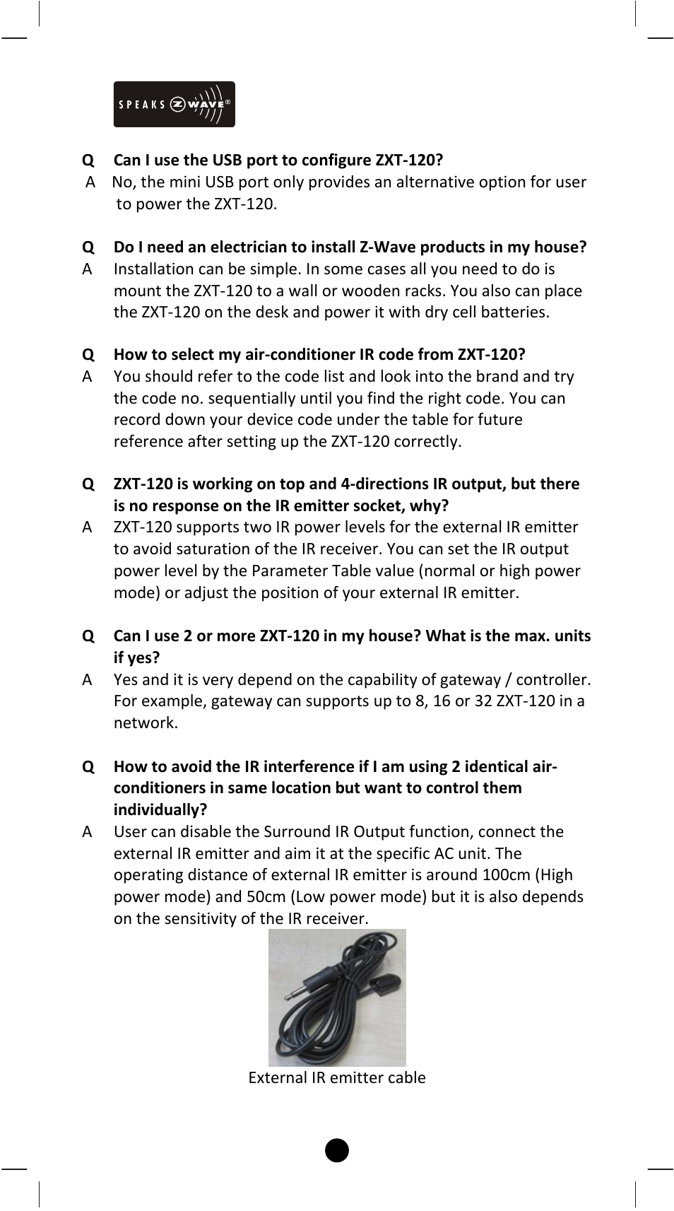 Remotec ZXT-120 V1.1 User Manual | Page 22 / 29