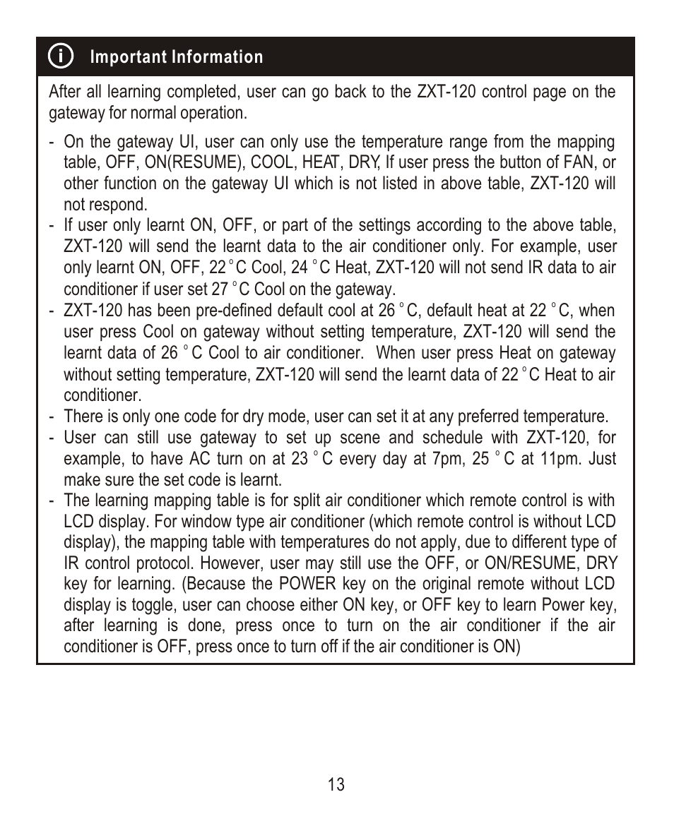 Remotec ZXT-120 V1.6E User Manual | Page 14 / 28