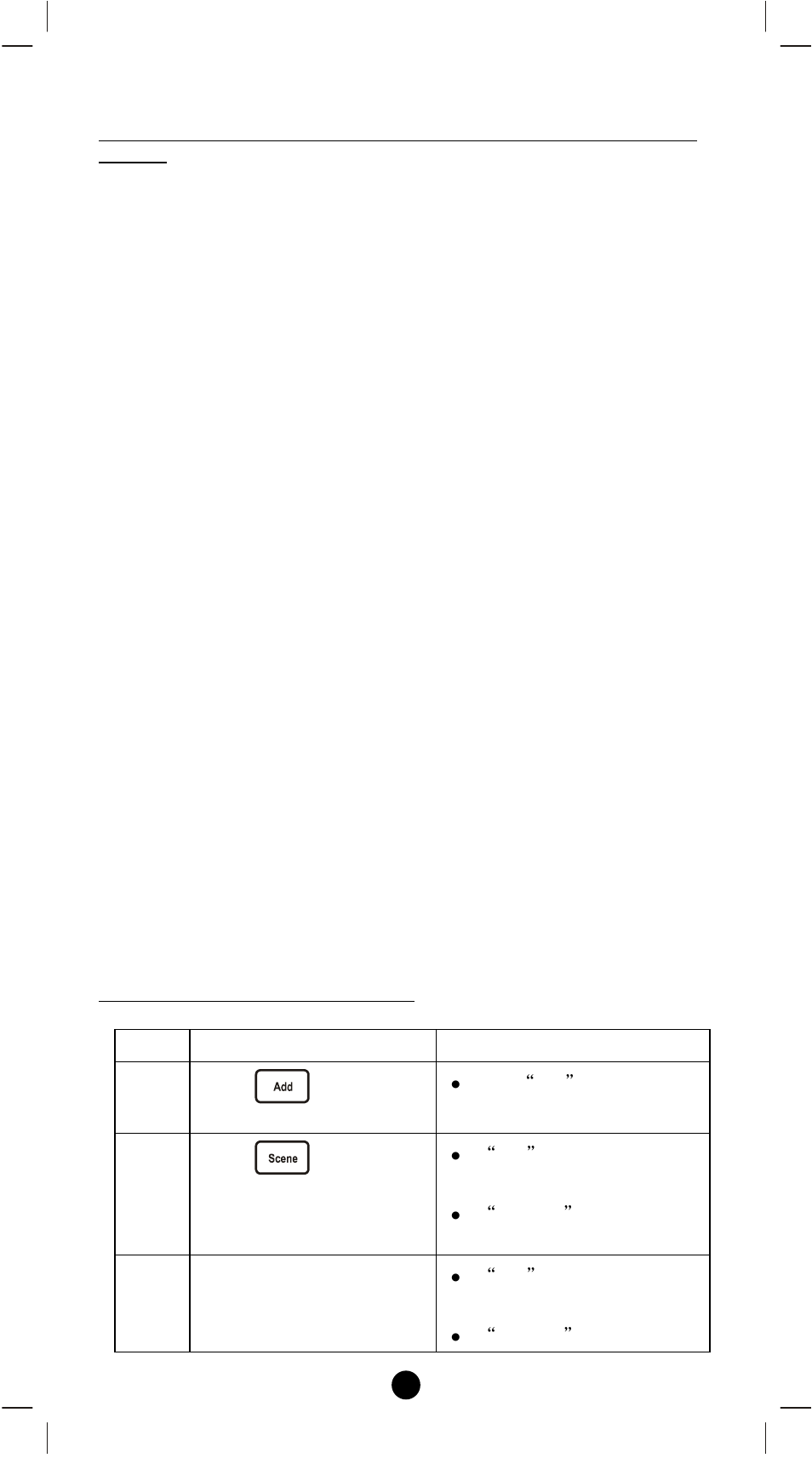 By advance setup process, Scene control, Scene setup | Remotec Z-URC550 V1 User Manual | Page 12 / 44