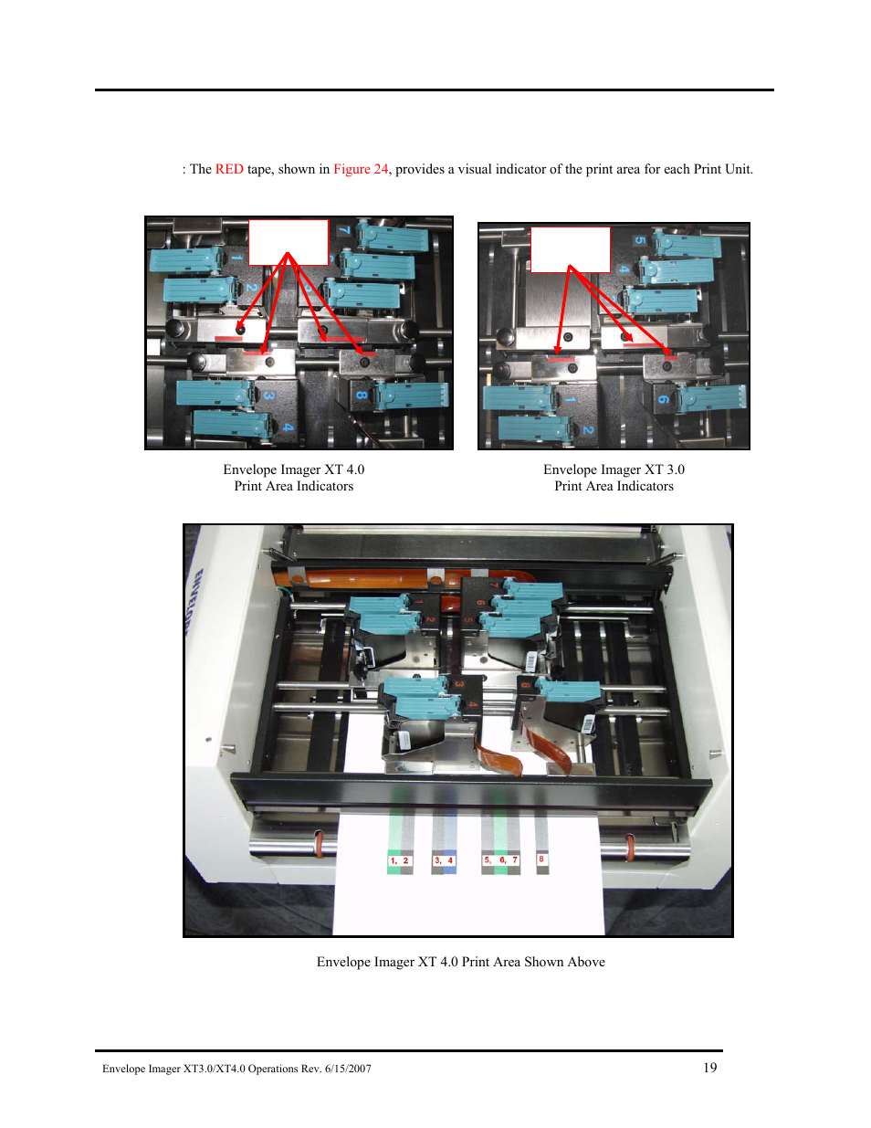 Print area | Rena Envelope Imager XT 3.0 User Manual | Page 19 / 56