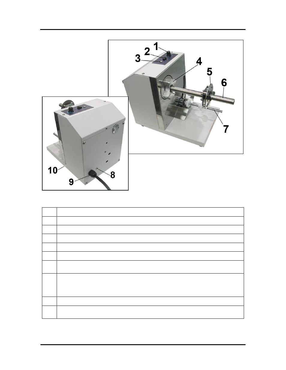 Unwinder, Nwinder | Rena MACH X (Digital Color Label Printer) User Manual | Page 11 / 125