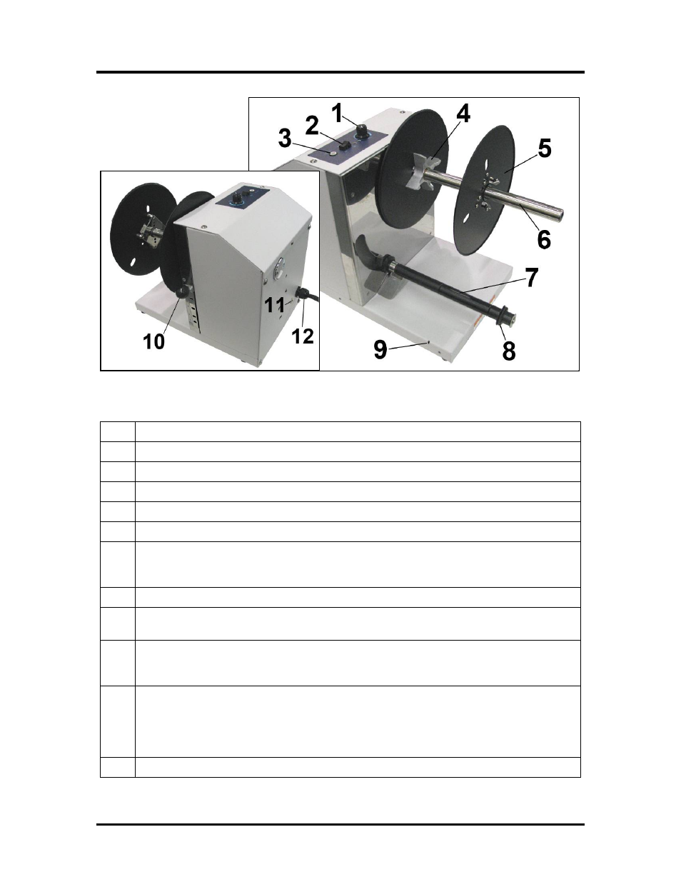 Winder, Inder, Winder 1 | Rena MACH X (Digital Color Label Printer) User Manual | Page 12 / 125