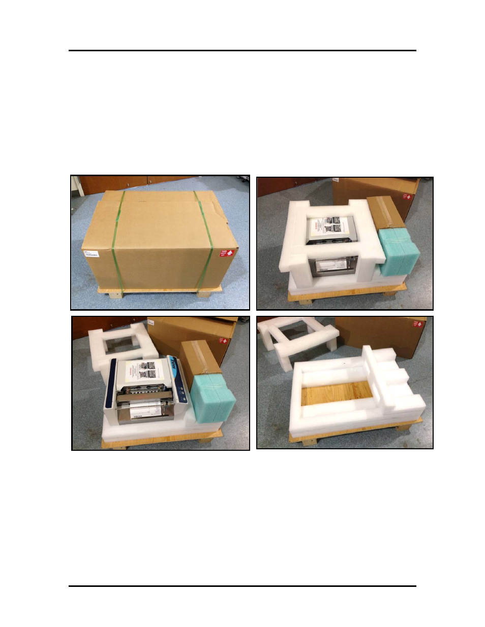 Unpacking, Printer, Unwinder & winder (optional accessories) | Npacking | Rena MACH X (Digital Color Label Printer) User Manual | Page 20 / 125