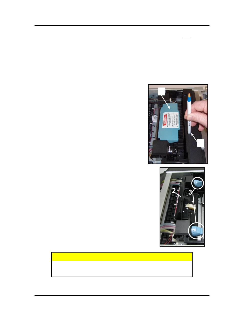 Caution | Rena MACH X (Digital Color Label Printer) User Manual | Page 36 / 125