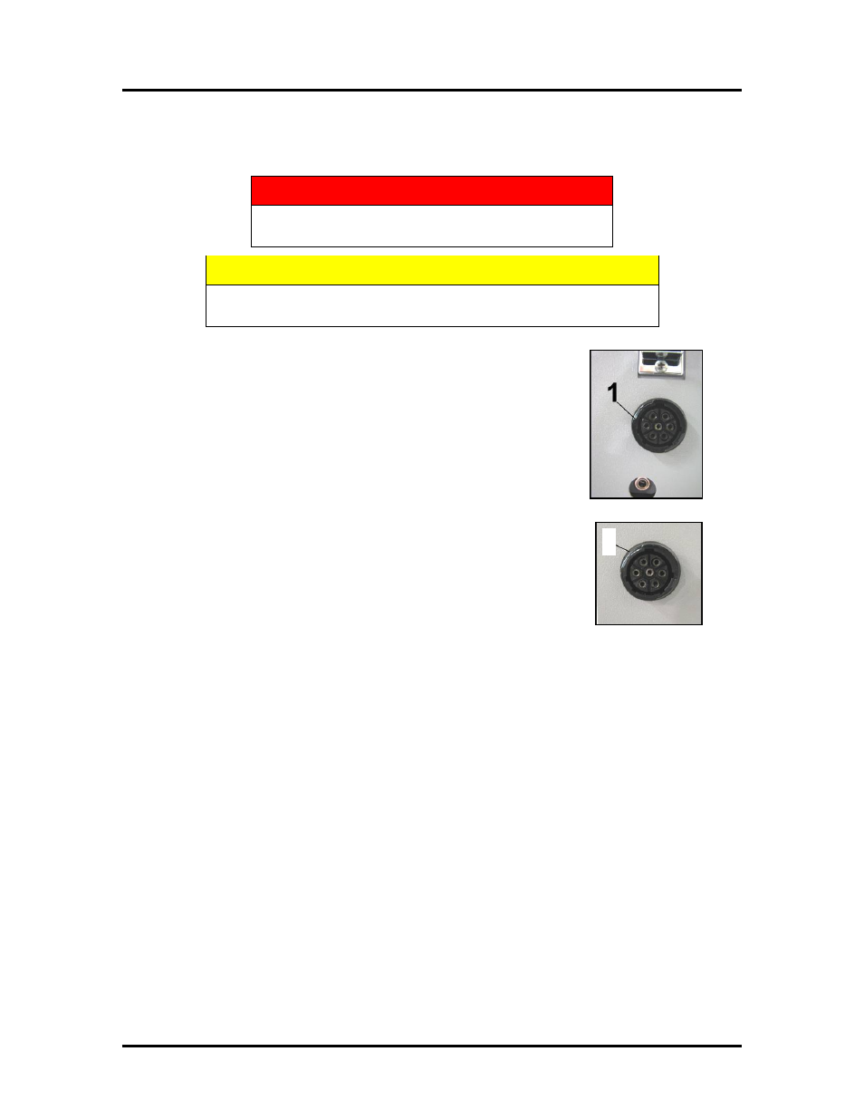 Connecting the unwinder and winder to the printer, Onnecting the, Nwinder and | Inder to the, Rinter, Warning, Caution | Rena MACH X (Digital Color Label Printer) User Manual | Page 44 / 125