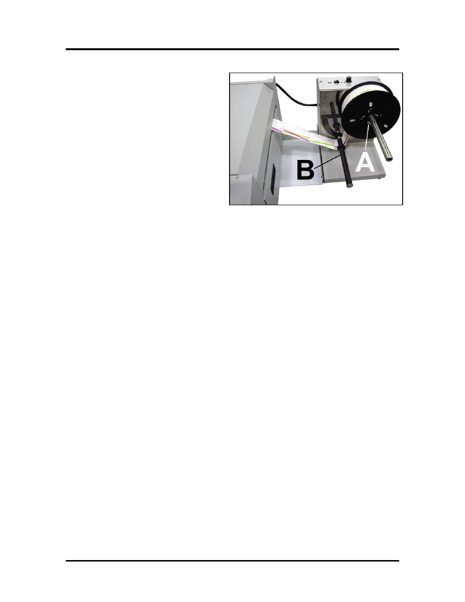 Roll to cut setup, Fanfold setup | Rena MACH X (Digital Color Label Printer) User Manual | Page 49 / 125