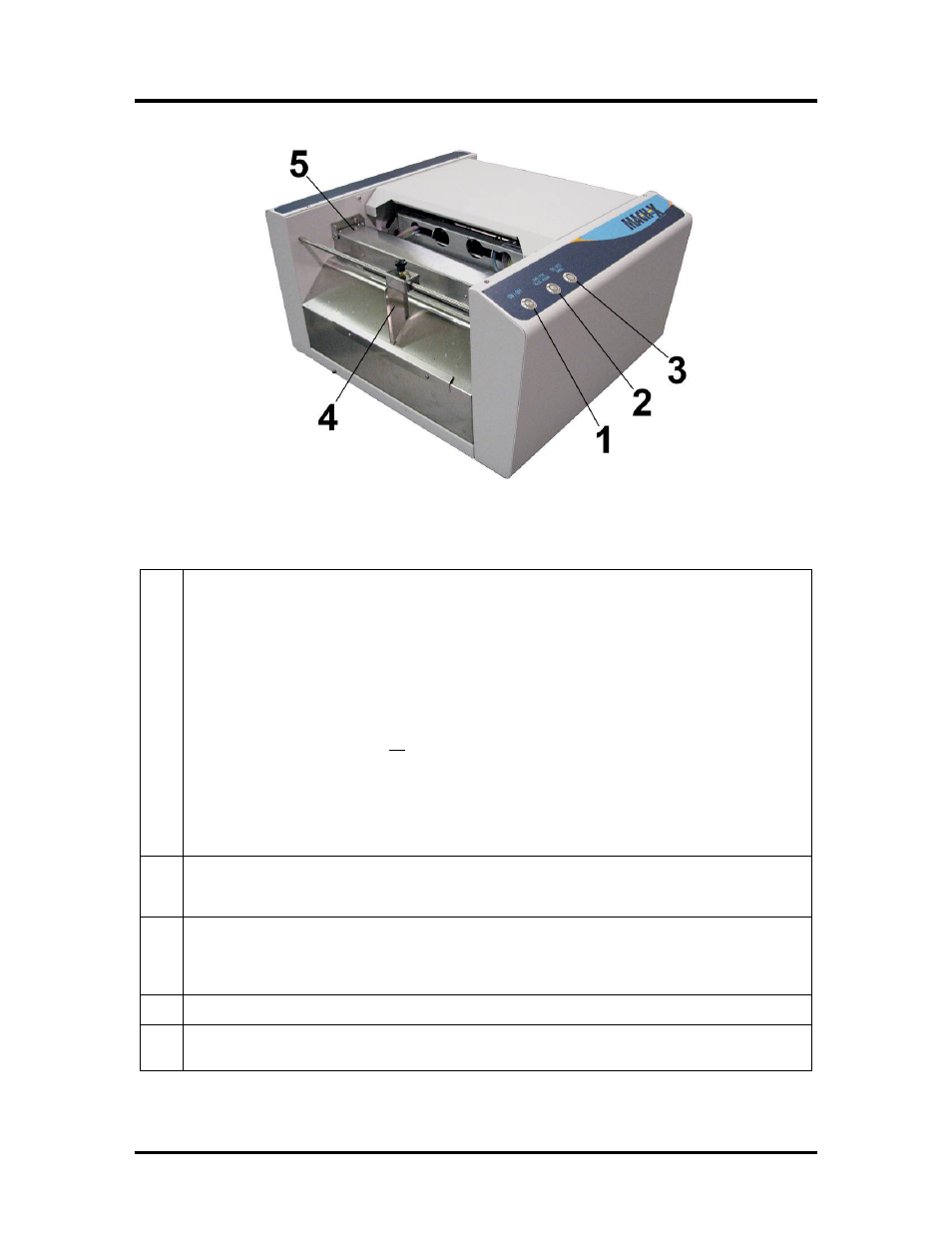 Rear view | Rena MACH X (Digital Color Label Printer) User Manual | Page 8 / 125