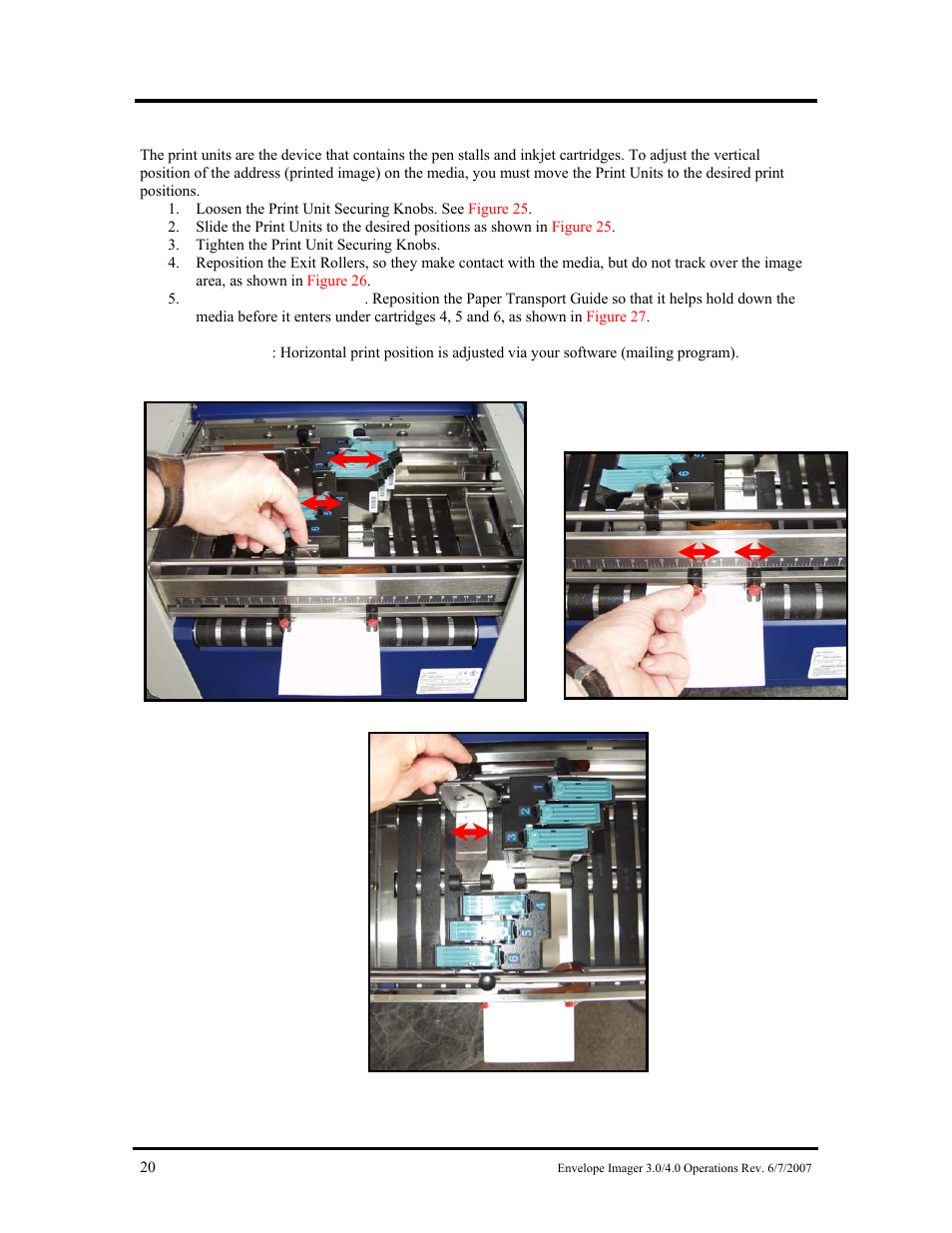 Rint, Ositioning, Ertical | Ddress | Rena Envelope Imager 3.0 User Manual | Page 20 / 58