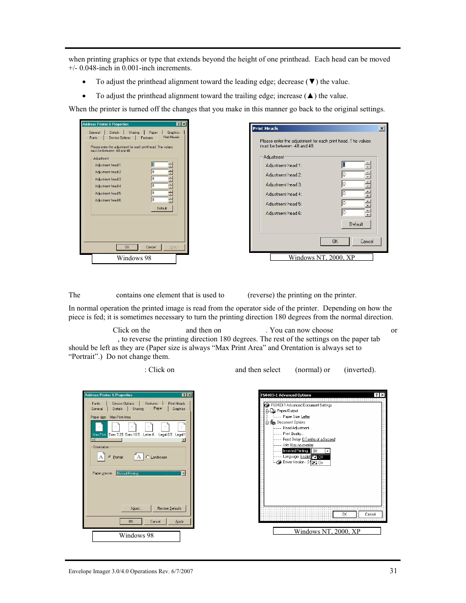 Paper tab (invert printing) | Rena Envelope Imager 3.0 User Manual | Page 31 / 58