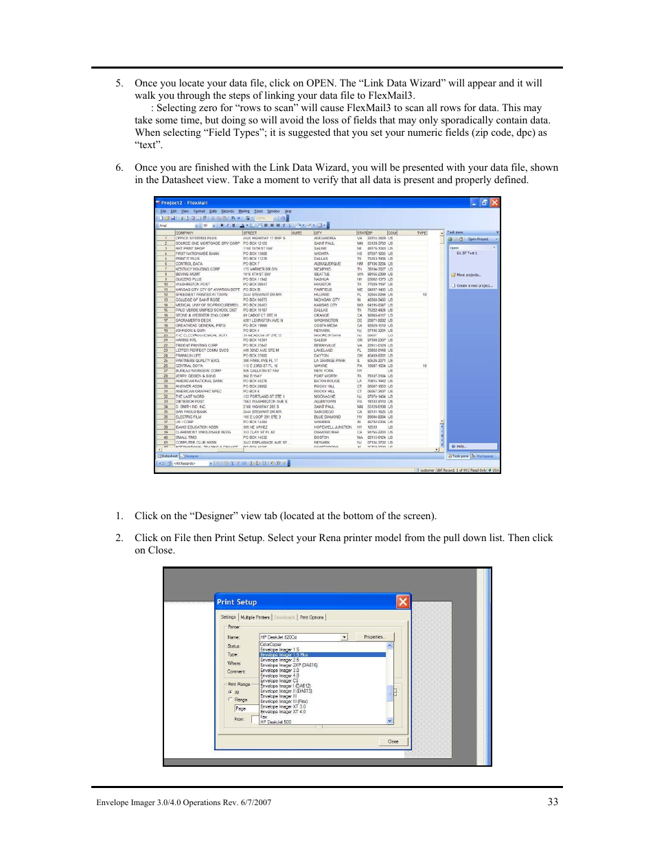 Designing your layout | Rena Envelope Imager 3.0 User Manual | Page 33 / 58