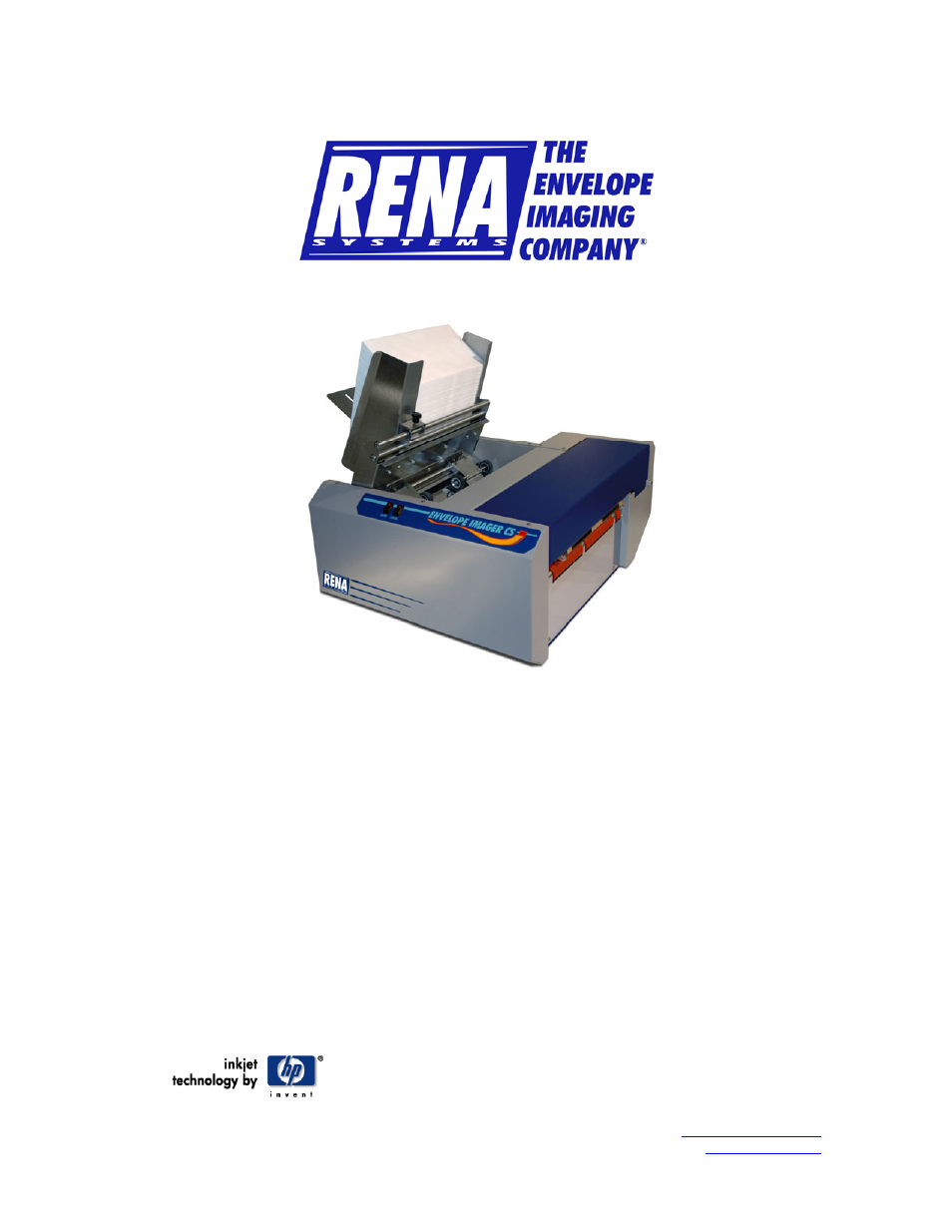 Rena Envelope Imager CS User Manual | 49 pages