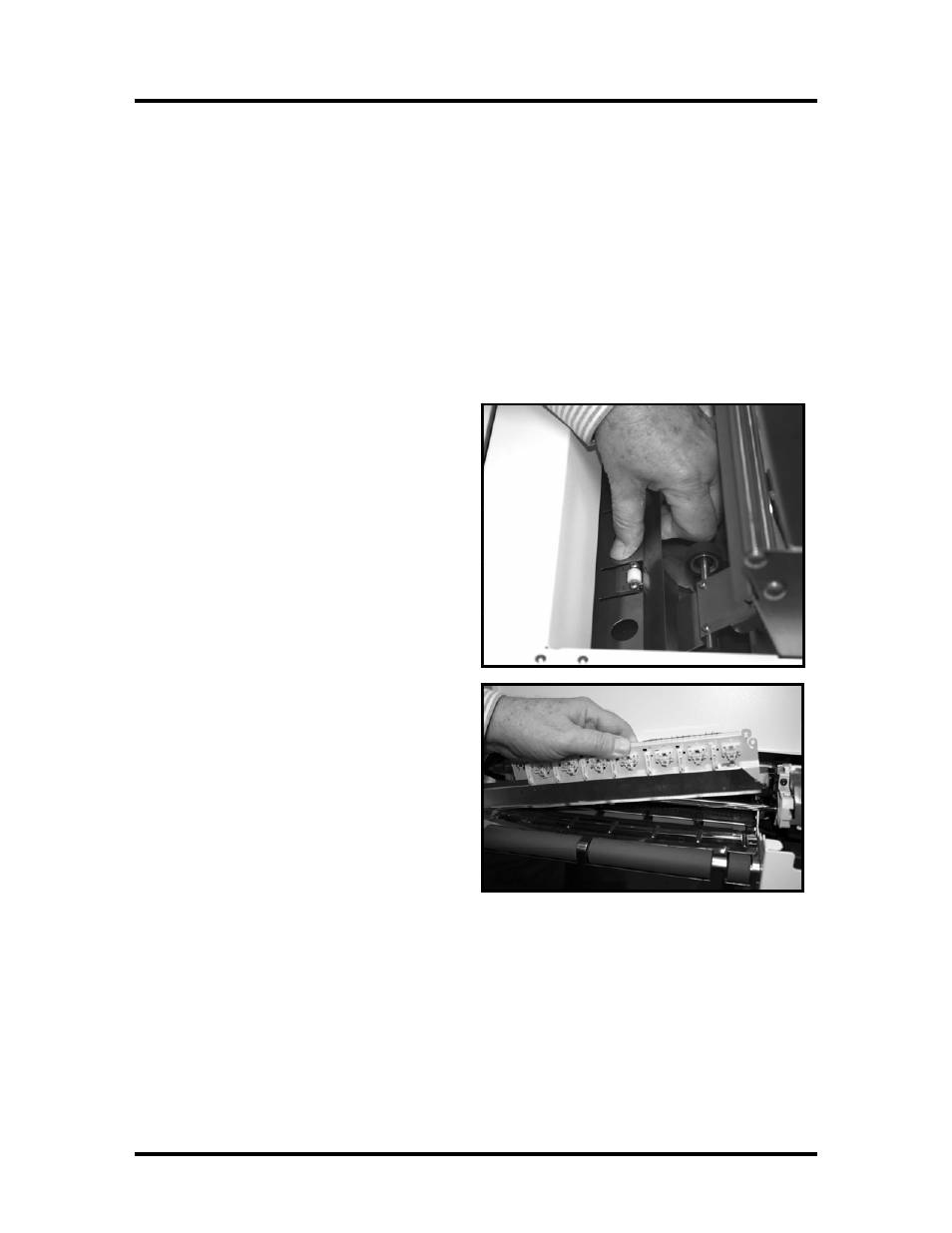Correcting paper feeding issues, Removing jammed media, Some possible reasons for jamming are | Clearing paper from the transport and print areas | Rena Envelope Imager CS User Manual | Page 38 / 49