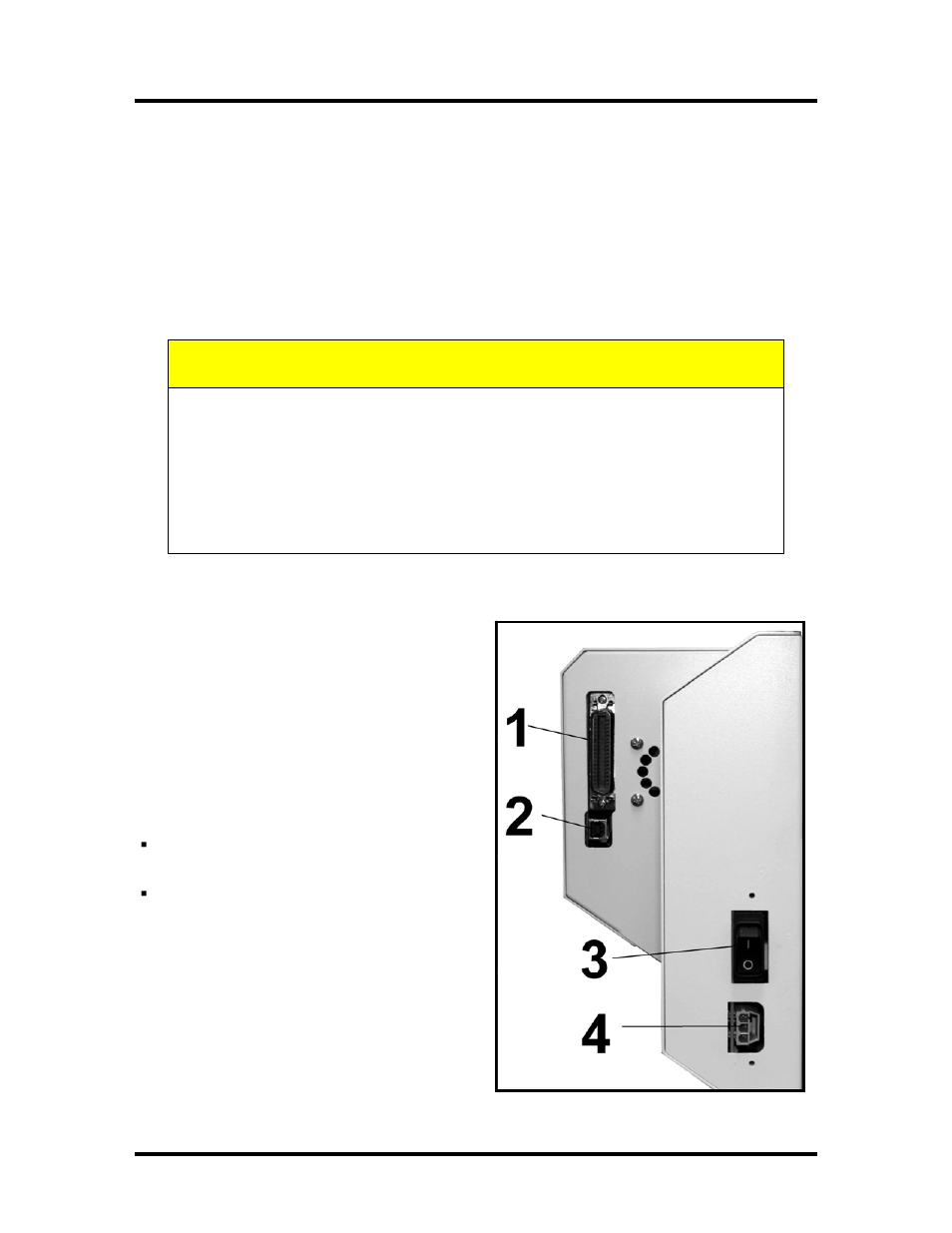 Plugging in the printer, Caution, Use the power supply packed with the printer | Do not use outlets controlled by wall switches, Connecting to the computer | Rena Envelope Imager CS User Manual | Page 9 / 49
