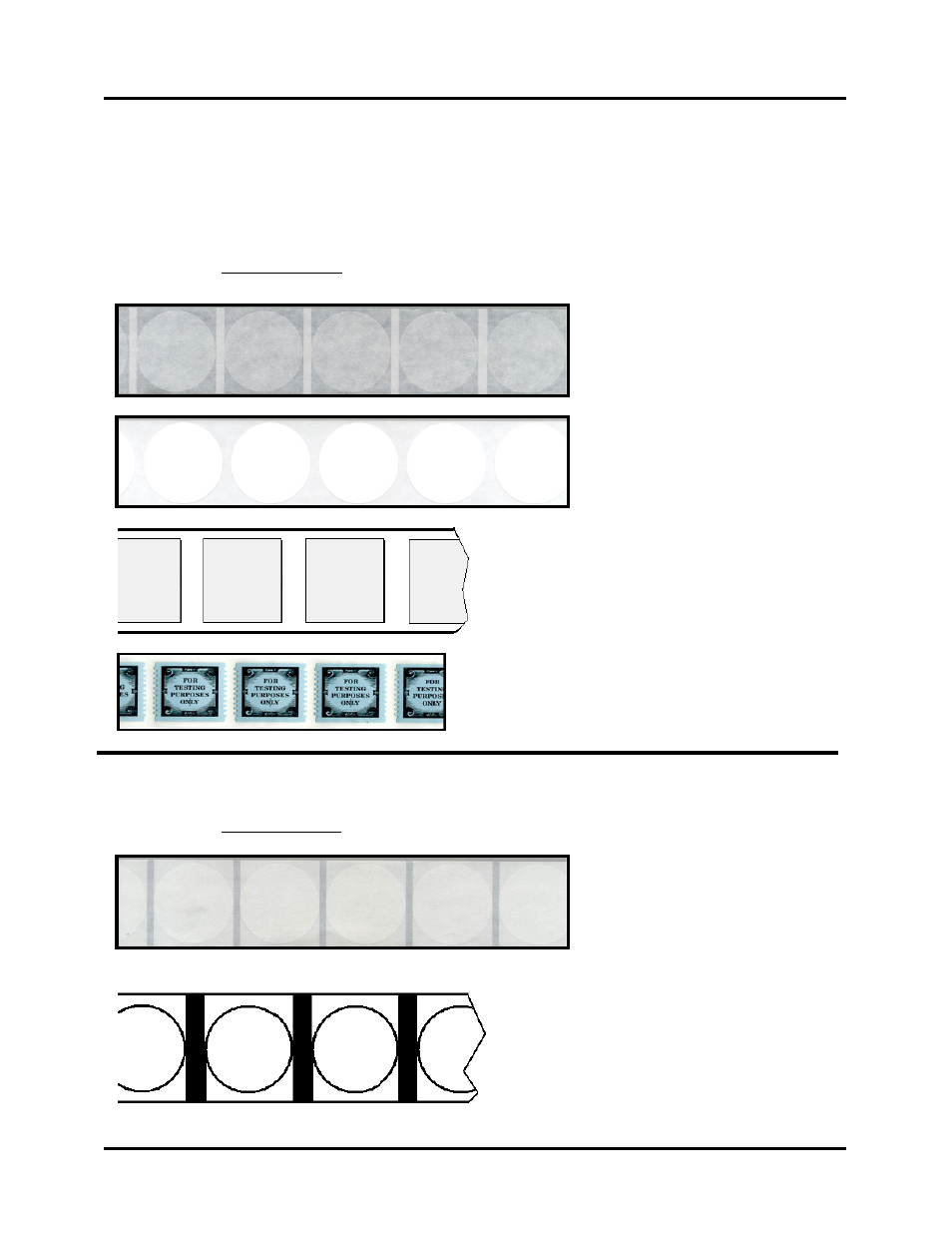 Appendix c – identifying the tab type, Tab type = opaque, Tab type = clear | Rena T-650 User Manual | Page 109 / 118