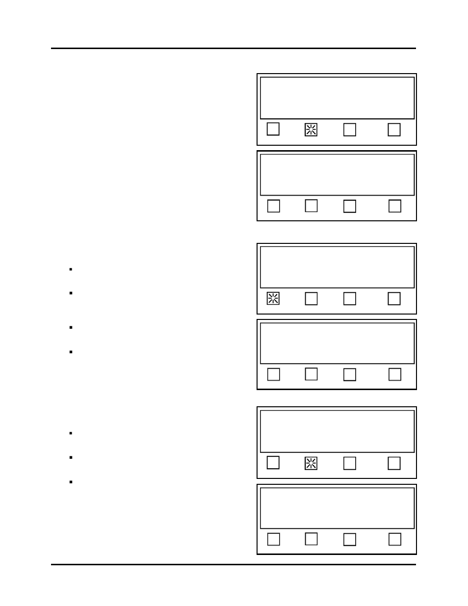 Automatic tab positioning features, Back – brings you back to the previous screen | Rena T-650 User Manual | Page 43 / 118