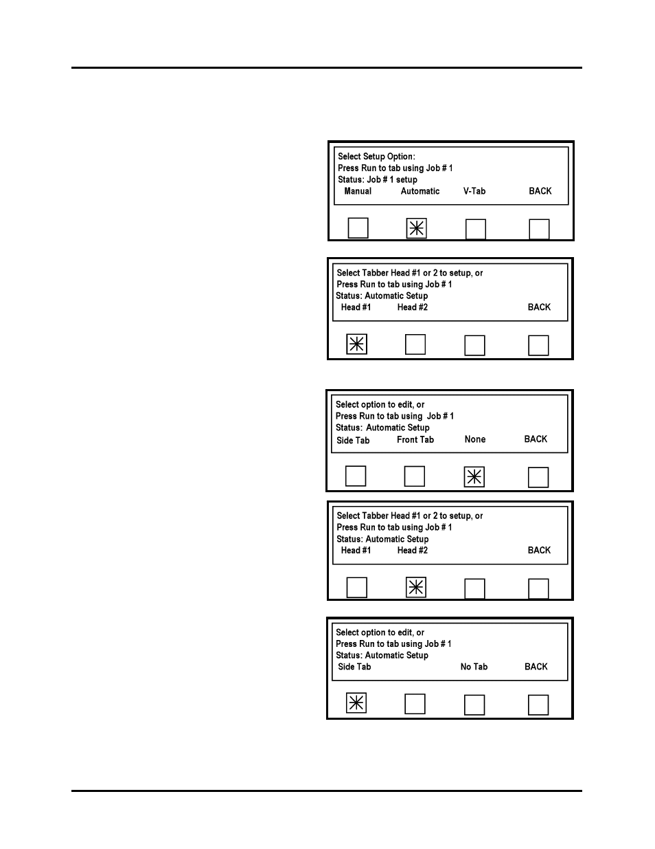On the select setup option screen select automatic | Rena T-650 User Manual | Page 56 / 118