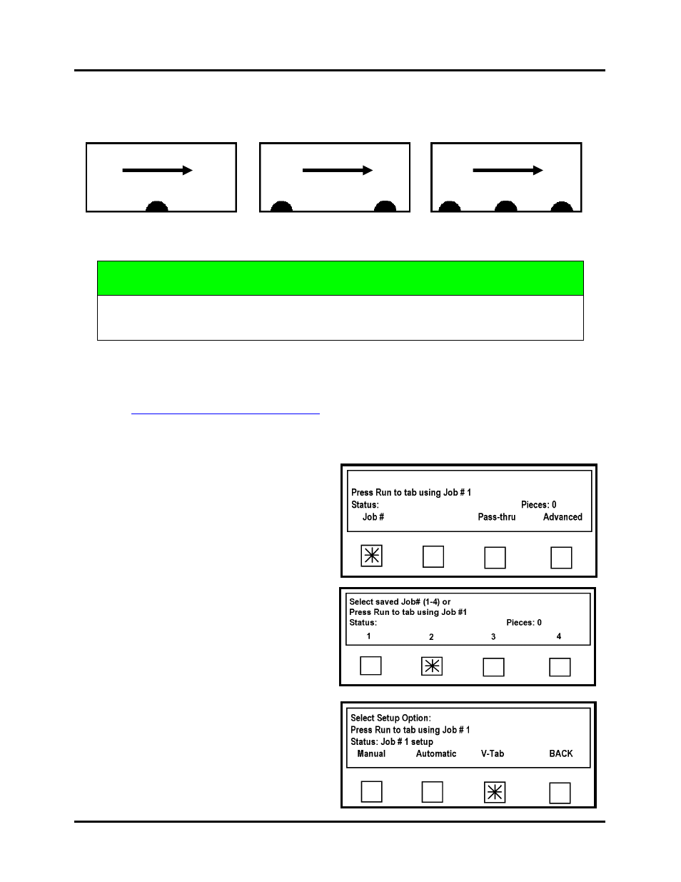 Important, Lift the exit roller assembly, From the select setup option screen select v-tab | Rena T-650 User Manual | Page 59 / 118