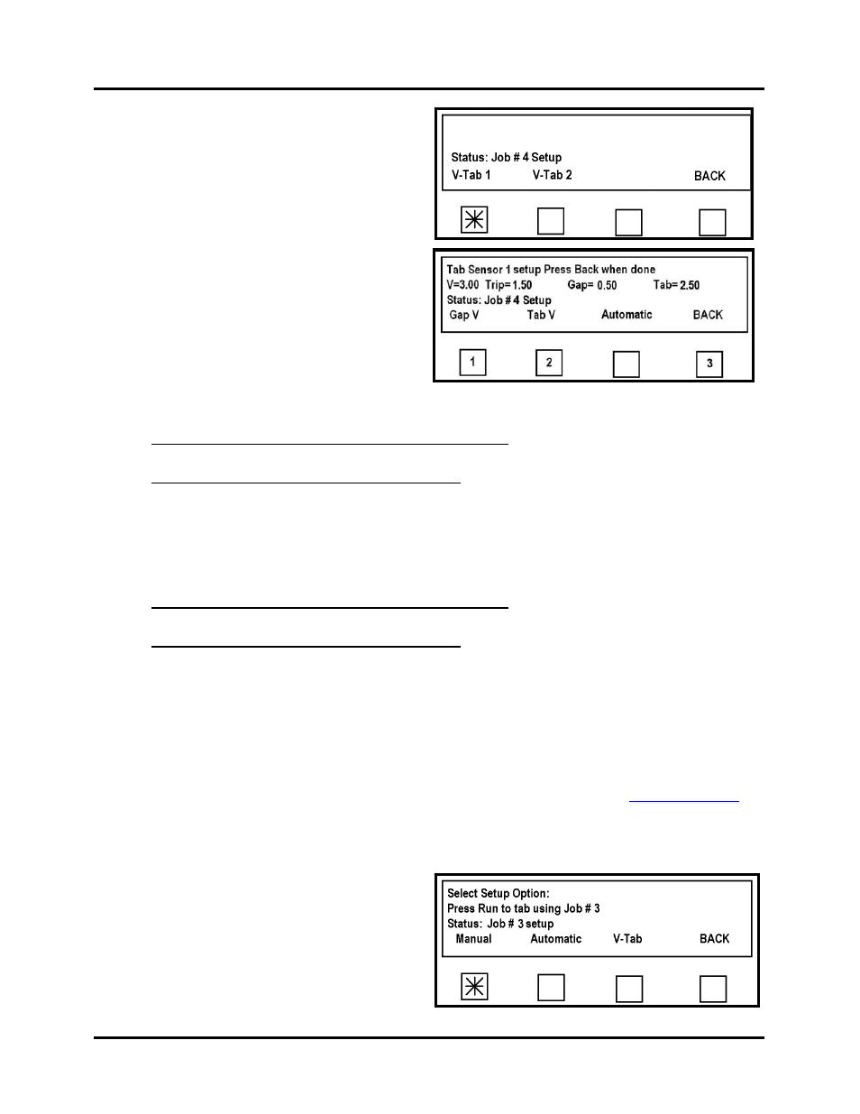 Lower the pressure roller release latch, Close and lock the exit roller assembly, Select manual from this screen | Rena T-650 User Manual | Page 81 / 118