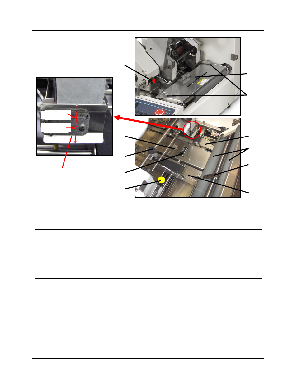 Exit end view | Rena T-650 User Manual | Page 9 / 118