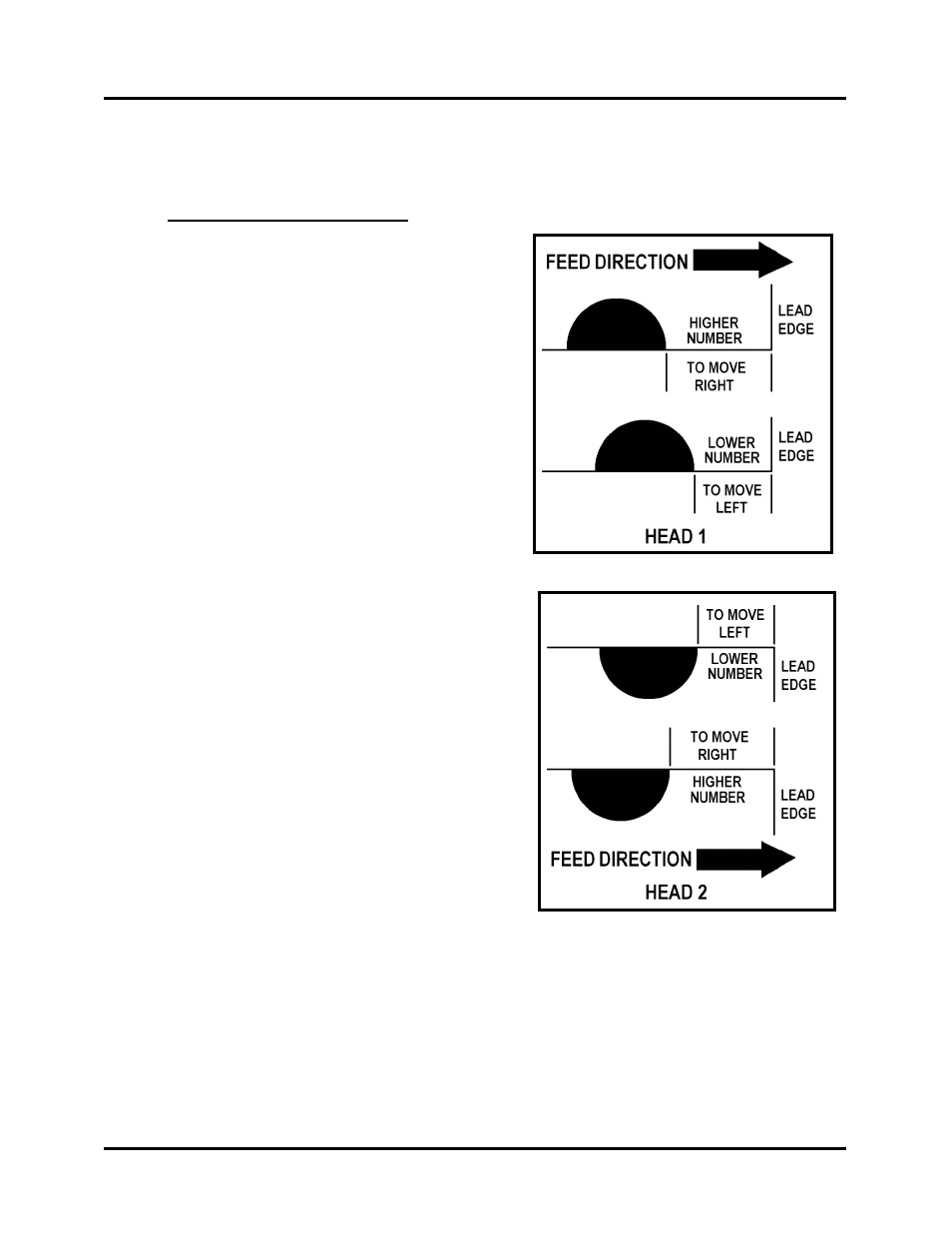 Side tab, Position tab on side of media, To adjust the tab position | Select job, Select your desired job number, Select manual, Select head #1 or head #2, Select tab/stamp or side tab, Select position, Press run, to feed and tab at least two pieces | Rena T-650 User Manual | Page 94 / 118