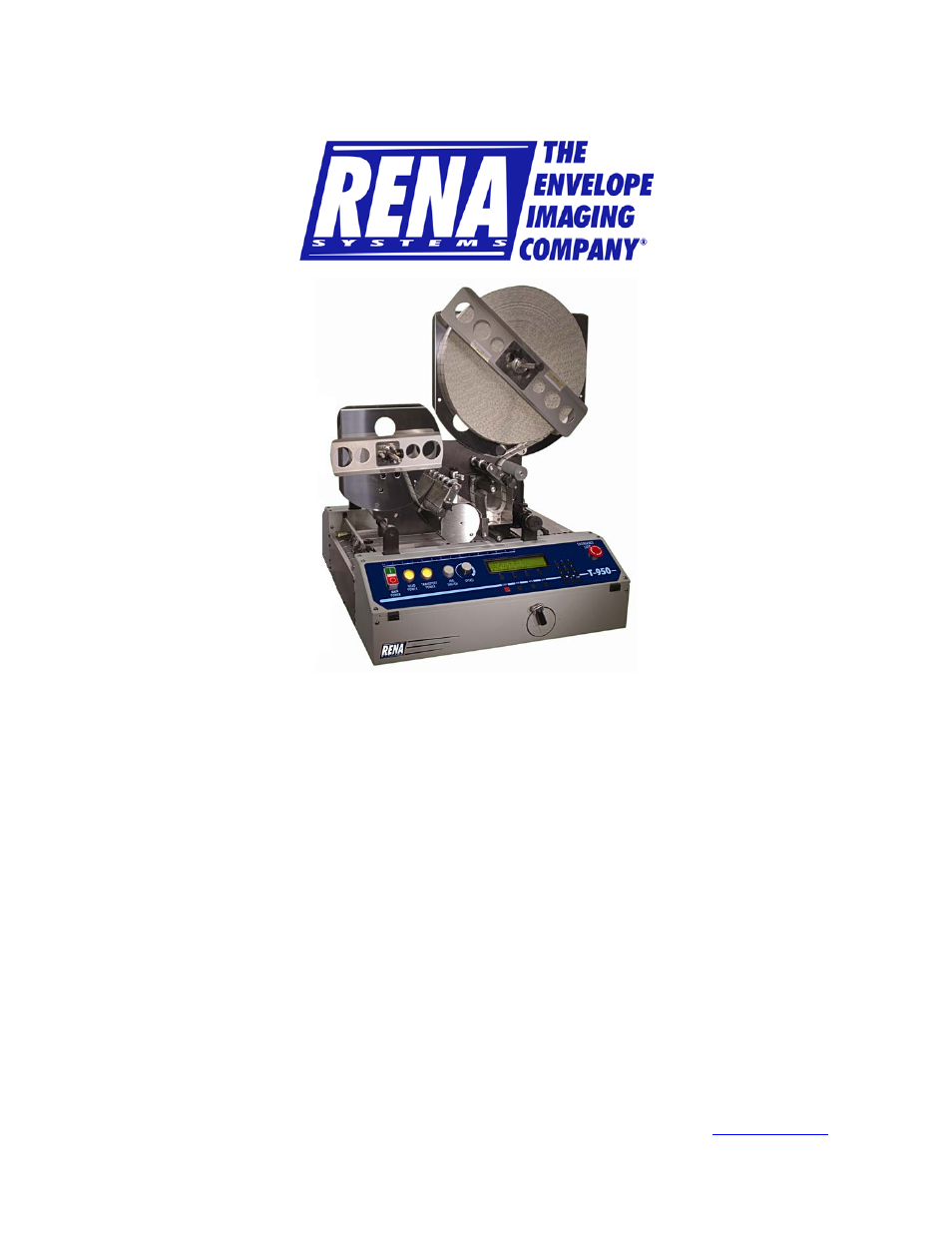 Rena T-950 User Manual | 81 pages