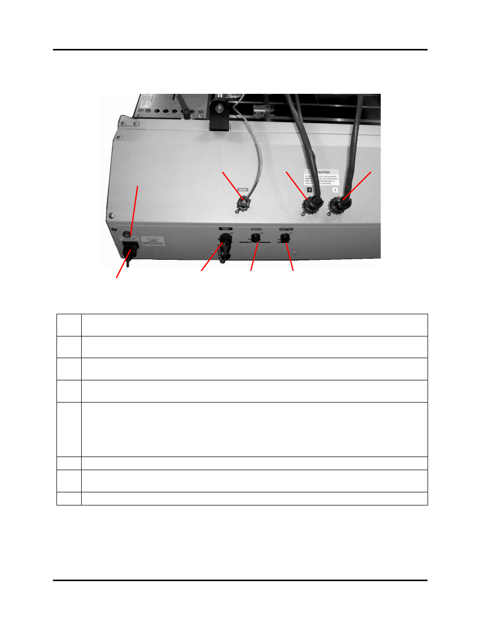 Rear view | Rena T-950 User Manual | Page 10 / 81